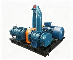 Mingtian Shangu MTRR series two-stage series-connected roots blower, high pressure two-lobe roots blower motor direct-connected unit, assembled heavy duty industrial blower