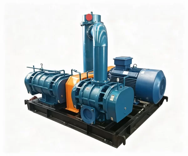 mingtian-shangu-mtrr-series-two-stage-series-connected-roots-blower-motor-direct-unit-820x680-white.jpg Mingtian Shangu MTRR series two-stage series-connected roots blower, high pressure two-lobe roots blower motor direct-connected unit, assembled heavy duty industrial blower