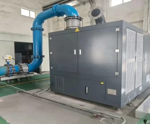 Magnetic levitation centrifugal oxidation blower with blue inlet pipeline for power plant FGD retrofit