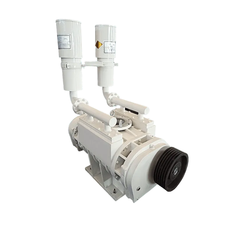 MingTian ShanGu HT250 cast iron vehicle‑mounted roots vacuum pump for pressure‑suction tank truck PTO drive