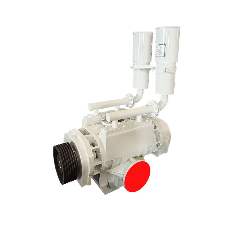 Heavy‑duty PTO driven roots vacuum pump, HT250 cast iron for dry bulk tanker and sewage suction truck